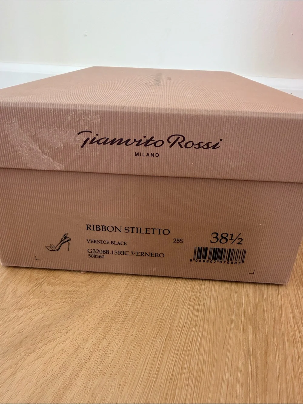 NIB ✨ Gianvito Rossi Ribbon Stiletto Black Heels Size 8.5 $895